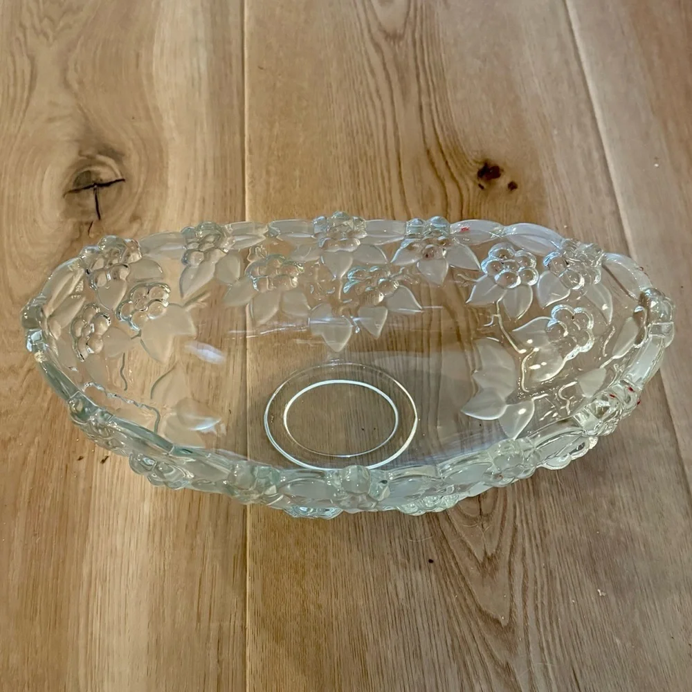 Vintage Crystal Fruit Bowl